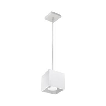 Csillár zsinóron QUAD 1 1xGU10/40W/230V fehér SL.0062 kép