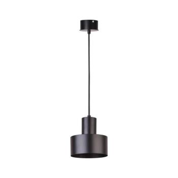 Csillár zsinóron RIF 1xE27/60W/230V á. 15 cm fekete 30897 kép