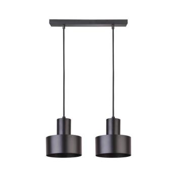 Csillár zsinóron RIF 2xE27/60W/230V fekete 30898 kép