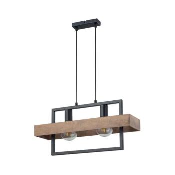Csillár zsinóron ROBIN 2xE27/60W/230V fa 32216 kép