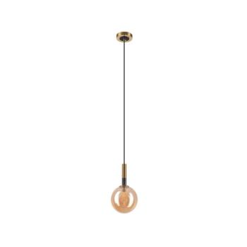 Csillár zsinóron ROLLO 1xG9/5W/230V arany/füstös bézs LM-1.218 kép
