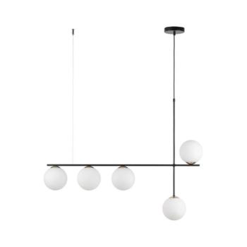 Csillár zsinóron SILIA 5xG9/12W/230V fekete 33694 kép
