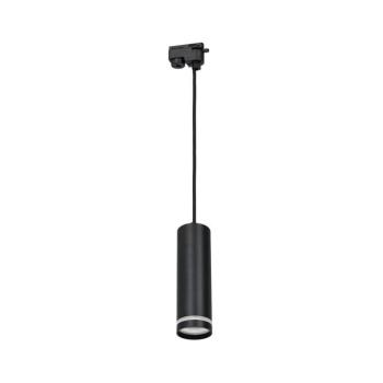 Csillár zsinóron sínrendszerhez PIPE 1xGU10/25W/230V fekete ML7673 kép