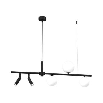 Csillár zsinóron SIRIO 5xG9/25W/230V fekete MLP8408 kép