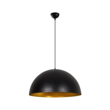 Zsinóros csillár SIVANI 1xE27/40W/230V átm. 60 cm fekete/rézszínű 892OPV1788 kép