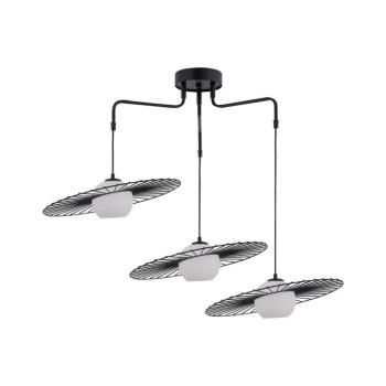 Csillár zsinóron SOL 3xE27/60W/230V fekete 32181 kép