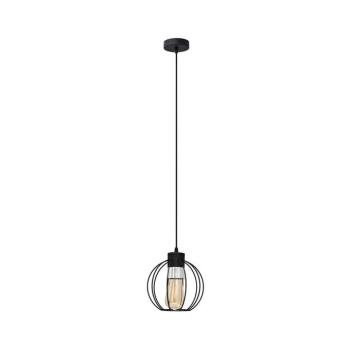 Csillár zsinóron STARLIGHT 1xE27/15W/230V fekete/ezüst W-KM 1399/1 BK+CH kép