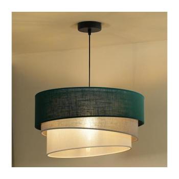 - Csillár zsinóron TRIO 1xE27/15W/230V átm. 45 cm zöld/szürke/fehér 604031 kép