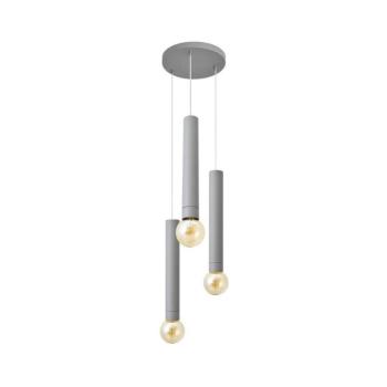 Csillár zsinóron TUBA 3xE27/15W/230V szürke W-KD 1117/3 GR kép