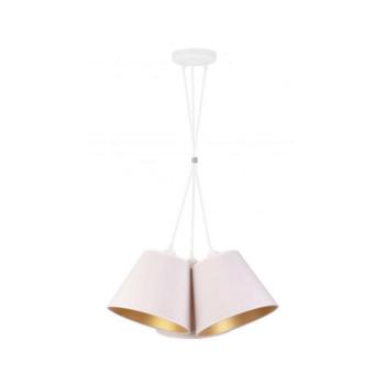 - Csillár zsinóron TWIGGY 3xE27/40W/230V átm. 60 cm fehér 8979 kép