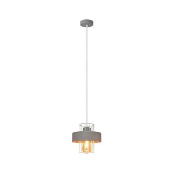 Csillár zsinóron VOLTA 1xE27/15W/230V szürke W-KM 1377/1 GR+WT kép
