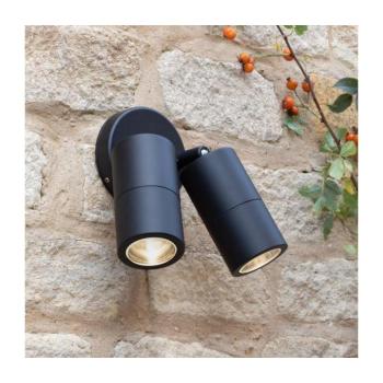 Där Lighting Där Lighting ORT0922 - ORTEGA LED kültéri fali spotlámpa 2xGU10/5W/230V IP65 fekete ORT0922 kép