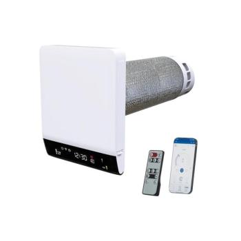 Dalap 25BP160 - Szobai hővisszanyerő BRISE 160 PROFI 22W/230V Wi-Fi + távirányító 25BP160