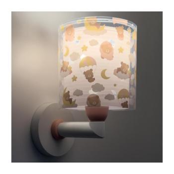 Dalber 41579S - Gyermek falilámpa BABY TEDDY 1xE27/15W/230V rózsaszín 41579S kép