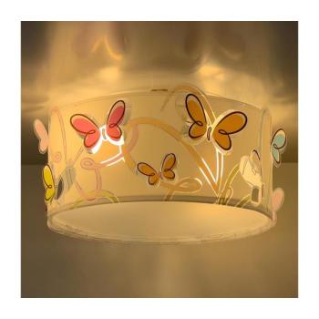 Dalber 62146 - Gyermek mennyezeti lámpa BUTTERFLY 2xE27/60W/230V 62146M kép