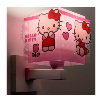Dalber 73269 - Gyermek fali lámpa HELLO KITTY 1xE27/15W/230V rózsaszín 73269 kép