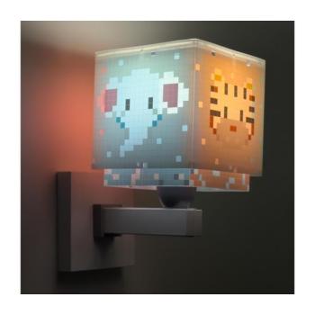 Dalber 63379 - Gyerekszobai fali lámpa LITTLE PIXEL 1xE27/15W/230V 63379 kép