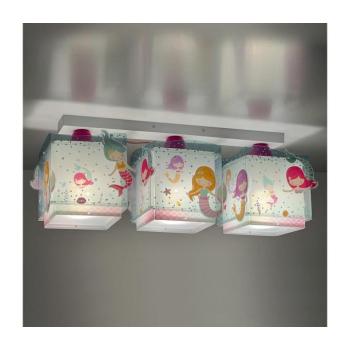 Dalber 63443 - Gyermek mennyezeti lámpa MERMAIDS 3xE27/60W/230V 63443 kép