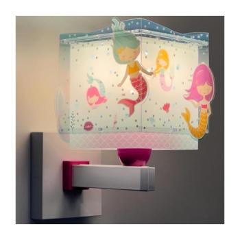 Dalber 63449 - Gyermek fali lámpa MERMAIDS 1xE27/60W/230V 63449 kép