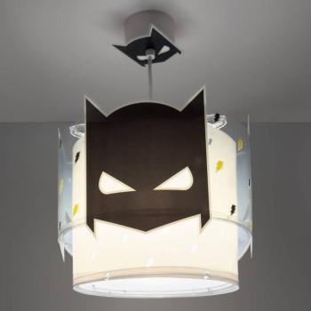 Dalber DARK HERO lógó világítás, fehér/fekete, Ø 26 cm, E27 kép