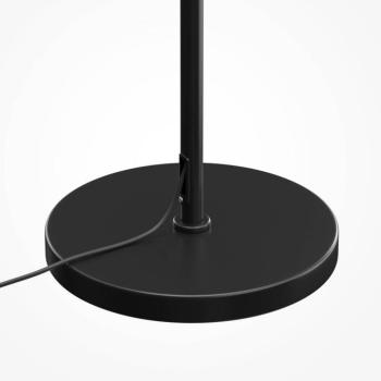 Dallas álló lámpa, fekete/fekete, magasság 150 cm, 6 izzós, dimmelhető kép