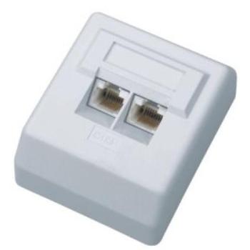 Datacom 2455 UTP CAT6 fali aljzat kép