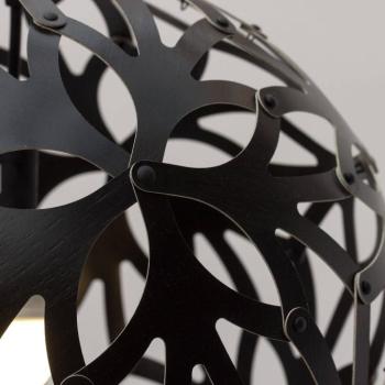 david trubridge Floral függőlámpa Ø 60cm fekete kép