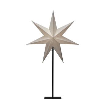 Deco világítás papírcsillag, 7 csipkés fehér 80cm kép