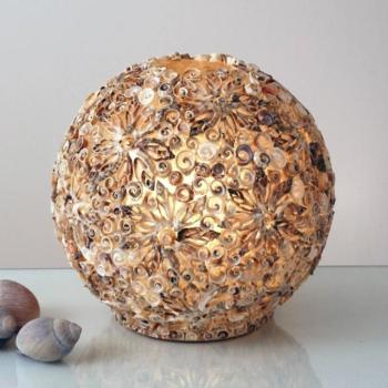 Dekoratív asztali lámpa MUSCHELBALL, 30 cm kép