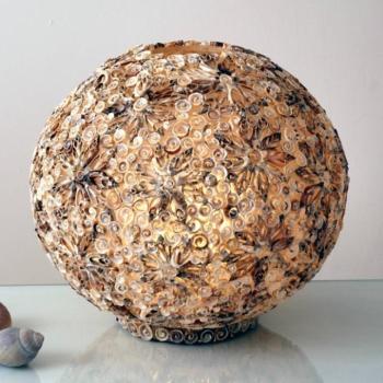 Dekoratív asztali lámpa MUSCHELBALL, 40 cm kép
