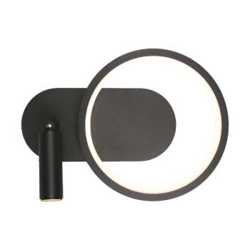 Design fali lámpa, 14w, 3000K, meleg fehér, 1500lm, fekete, CRI>80, V-TAC, 14981 kép