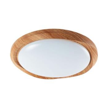 Design mennyezeti lámpa + távirányító, 60w, CCT, 6000lm, fa, fehér, dimmelhető, V-TAC, 23586 kép