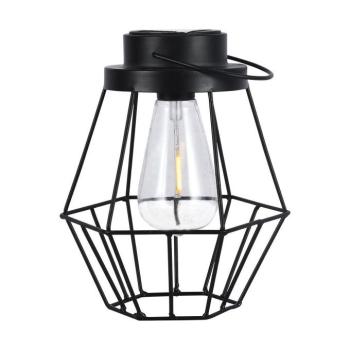 Design napelemes kerti lámpa, 2700K, meleg fehér, 8lm, fekete, V-TAC, 23386 kép