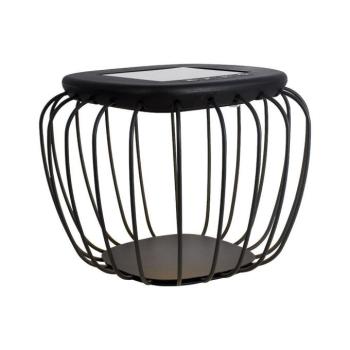 Design napelemes kerti lámpa, 3000K, meleg fehér, 120lm, fekete, IP44, V-TAC, 23383 kép