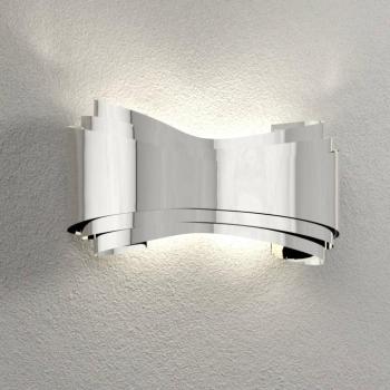 Designer fali lámpa Ionica, króm kép