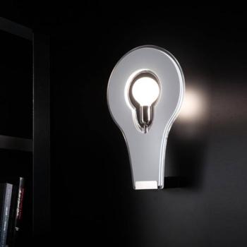 Designer falilámpa Flat 29 fehér kép