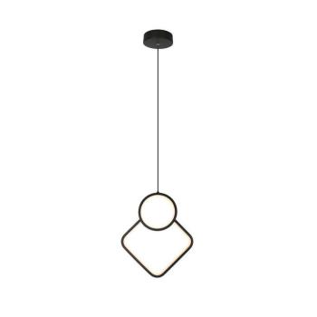 Designer függeszték, 12w, 3000K, meleg fehér, 1300lm, fekete, CRI>80, V-TAC, 14998 kép