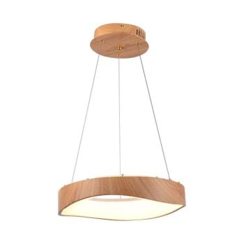 Designer függeszték, 18w, 3000K, meleg fehér, 2100lm, 180°, fa, fehér, CRI>80, V-TAC, 23363 kép