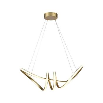 Designer függeszték, 24w, 3000K, meleg fehér, 3240lm, 270°, pezsgőarany, CRI>80, V-TAC, 8011 kép