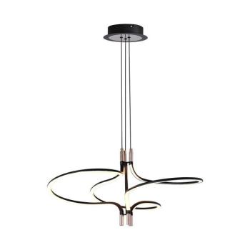 Designer függeszték, 30w, 3000K, meleg fehér, 3350lm, 180°, arany, fekete, CRI>80, V-TAC, 23370 kép