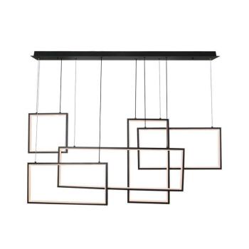 Designer függeszték, 45w, 3000K, meleg fehér, 4800lm, fekete, CRI>80, dimmelhető, V-TAC, 15344 kép