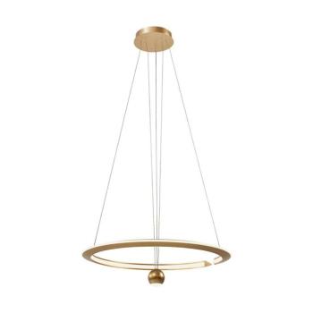 Designer függeszték, 45w, 4000K, természetes fehér, 5500lm, 120°, csiszolt arany, CRI>80, V-TAC, 23432 kép