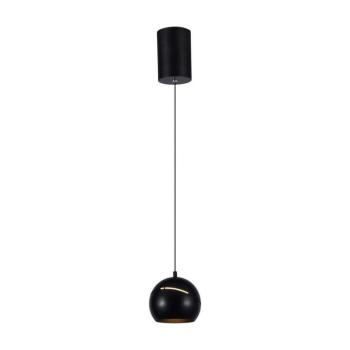 Designer függeszték, 8,5w, 3000K, meleg fehér, 850lm, 120°, fekete, CRI>80, V-TAC, 7998 kép