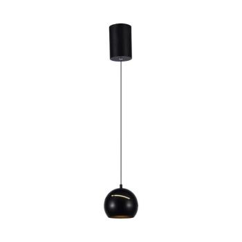 Designer függeszték, 8,5w, 3000K, meleg fehér, 850lm, 120°, fekete, CRI>80, V-TAC, 8001 kép