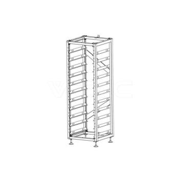 DEYE RACK állvány 10 db akkumulátorhoz és 1 db BOS-A vezérlőboxhoz - SKU 12639 kép