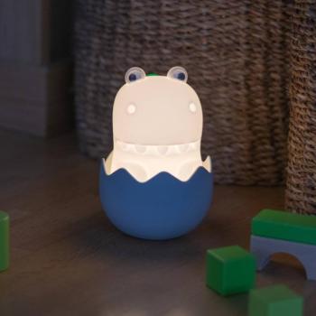 Diggy Dino LED LED-es újratölthető éjjeli lámpa, USB, RGBW kép