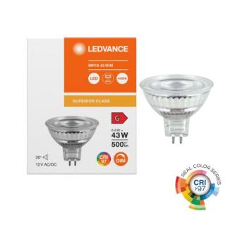 Dimmelhető LED reflektor izzó MR16 GU5,3/6,6W/12V 4000K 36° CRI 97 - Ledvance 4099854048234 kép