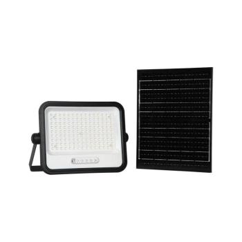Dimmelhető napelemes LED reflektor LED/300W/3,2V IP65 15000 mAh fekete + távirányítóval 24085 kép