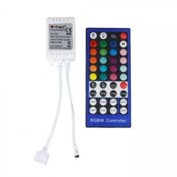 Dimmer , RGBW , Távirányítós , 12V/24V , 96Watt/192W, 8A , 44 gombos , infravörös érzékelővel kép