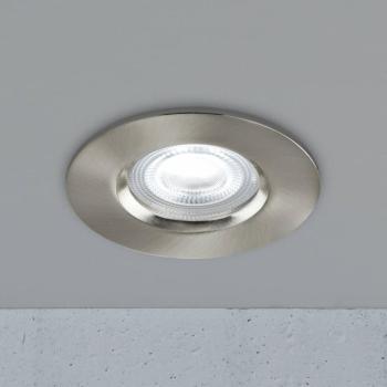 Don Smart LED beépíthető lámpa, nikkel, Ø 8,5 cm, IP65, RGBW kép
